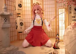 Enchanting Yae Miko Cosplay by Bangni邦尼 - Part 01-25