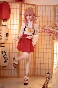 Enchanting Yae Miko Cosplay by Bangni邦尼 - Part 01-0