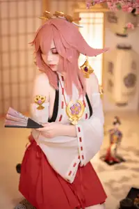Enchanting Yae Miko Cosplay by Bangni邦尼 - Part 01-28