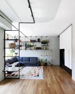 Milanese Minimalism: A Sun-Drenched 60m2 Apartment Redefined by Light and Iron Frames-0