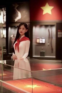Graceful Vietnamese Woman in Traditional Ao Dai-0