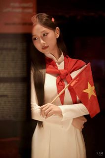 Graceful Vietnamese Woman in Traditional Ao Dai-3