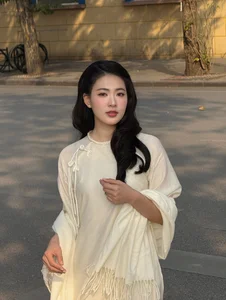 Timeless Elegance of Hanoi in a Traditional Silk Ao Dai-6
