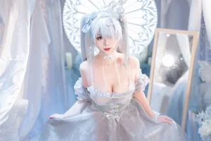 Stunning Nikke Cinderella Crystal Princess Cosplay by Xuan Xiao Xue Jie: High-Quality Goddess of Victory Photography and Anime Inspiration-32