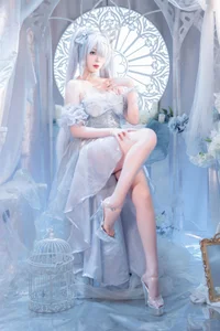 Stunning Nikke Cinderella Crystal Princess Cosplay by Xuan Xiao Xue Jie: High-Quality Goddess of Victory Photography and Anime Inspiration-15