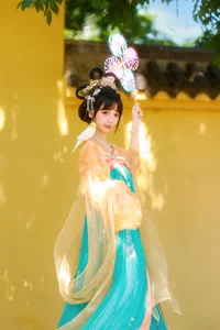 Elegant Portrait Series: Jie Ruan Tang in YiTuYu Art Language Vol.9340 – A Captivating Visual Study of Day and Night Aesthetic Styles-4