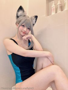 Coser Okita Rinka Blue Archive Swimsuit Cosplay 51P-6