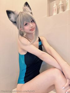 Coser Okita Rinka Blue Archive Swimsuit Cosplay 51P-15