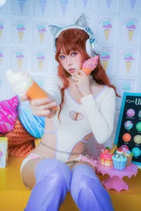 Y2K Cyber Cat Vibes: A Futuristic Fashion Journey with Coser Ely_eee-9