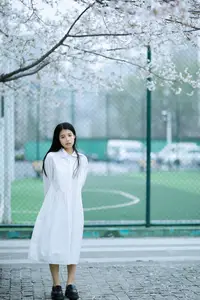 Long Xing Er: Graceful Cherry Blossom Muse – YiTuYu Vol.8741 Poetic Portrait-26