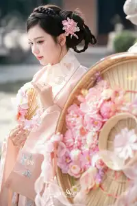 Pink Grace - Captivating Elegant Asian Traditional Beauty-7