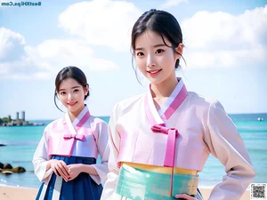 Spring in Seoul: The Ethereal Beauty of Hanbok Amidst Dreamy Cherry Blossoms-5
