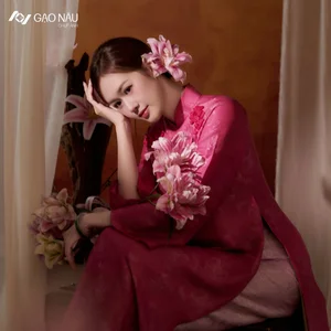 Timeless Grace: Elegant Vietnamese Ao Dai Style-1