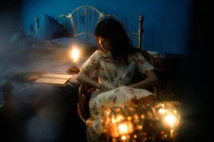 Elegant Portrait Photography: YiTuYu Art Language Vol.9173 featuring Model Gui Zhong Wu Pin – A Dreamlike Visual Journey-6