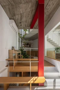 A Hanoi house in a narrow alley filled with natural light and ventilation-16
