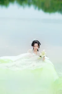 Elegant Portrait Photography: Art Language Vol.9110 Featuring Model Qi Luo Sheng De Xiao Su Su – Stunning Artistic Fashion Collection-8