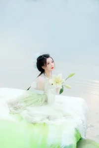 Elegant Portrait Photography: Art Language Vol.9110 Featuring Model Qi Luo Sheng De Xiao Su Su – Stunning Artistic Fashion Collection-20