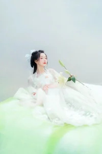 Elegant Portrait Photography: Art Language Vol.9110 Featuring Model Qi Luo Sheng De Xiao Su Su – Stunning Artistic Fashion Collection-18