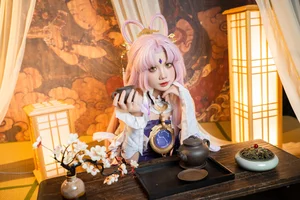 Divine Wisdom and Aesthetic Perfection: PoppaChan’s Fu Xuan Cosplay Masterpiece from Honkai: Star Rail-9