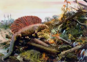 Edaphosaurus: Giant 'Sail-Backed' Prehistoric Creature, Unique Permian Herbivore-4