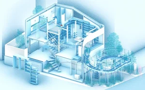 Modern Japanese Architecture: Kazari Garden House in Tokyo Featuring a Unique Curved Terrace and Light-Filled Minimalist Split-Level Interiors-10