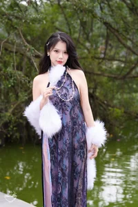 Modern Red Ao Dai: Elegant Vietnamese Traditional Dress with Floral Embroidery for Lunar New Year and Cultural Celebrations-5