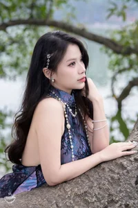 Modern Red Ao Dai: Elegant Vietnamese Traditional Dress with Floral Embroidery for Lunar New Year and Cultural Celebrations-7