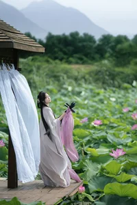 Artistic Portrait Photography: San Ye Jiang Jiang in YiTuYu Art Language Vol.9386 – Elegant Aesthetic and Cinematic Visuals-11