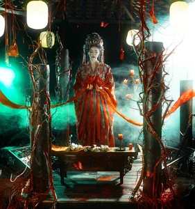 Bai Lu’s Ethereal Bridal Look in The Strange Case of Tang Palace: A Captivating Transformation in New Chinese Drama-0