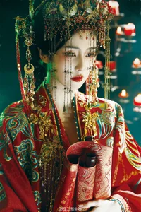 Bai Lu’s Ethereal Bridal Look in The Strange Case of Tang Palace: A Captivating Transformation in New Chinese Drama-4