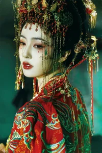 Bai Lu’s Ethereal Bridal Look in The Strange Case of Tang Palace: A Captivating Transformation in New Chinese Drama-6