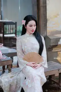 Graceful Ao Dai Beauty: Captivating Vietnamese Traditional Elegance-14