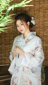 VGU No.176: Discover the Serene Charm of an Asian Beauty in a Traditional Kimono-0