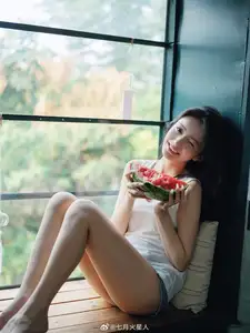 Gentle Moments: A Young Woman's Natural Beauty by the Sunlit Window-4