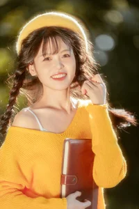 Captivating Autumn Aesthetic: YiTuYu Art Language Vol.9162 Featuring Fish-Lam Artistic Portrait Series-5