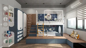 20 Creative and Modern Shared Bedroom Ideas for a Cozy Kids Retreat-12