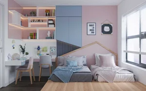 20 Creative and Modern Shared Bedroom Ideas for a Cozy Kids Retreat-5