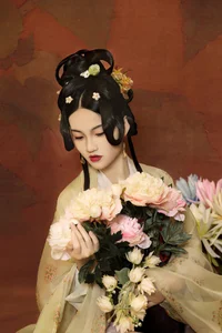 Elegant Traditional Chinese Hanfu Portrait Series: Featuring Model Shan Shan in YiTuYu Art Language Vol.9355-3
