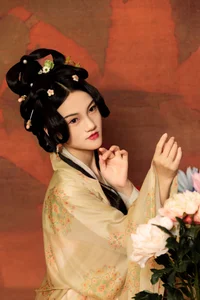 Elegant Traditional Chinese Hanfu Portrait Series: Featuring Model Shan Shan in YiTuYu Art Language Vol.9355-10