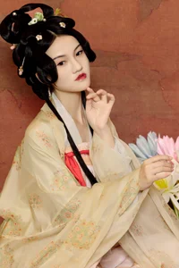 Elegant Traditional Chinese Hanfu Portrait Series: Featuring Model Shan Shan in YiTuYu Art Language Vol.9355-6