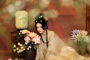 Elegant Traditional Chinese Hanfu Portrait Series: Featuring Model Shan Shan in YiTuYu Art Language Vol.9355-9
