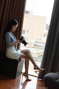 Elegant Secretary: Chinese Model Xiao Jie SXJ No.2046. Professional Chic & Alluring Style.-14