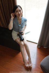 Elegant Secretary: Chinese Model Xiao Jie SXJ No.2046. Professional Chic & Alluring Style.-3