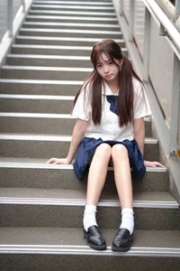 Aesthetic JK Uniform Portrait Series featuring Xiao Yi: YiTuYu Art Language Vol.9303 – Timeless Japanese Schoolgirl Style and Youthful Photography Inspiration-32