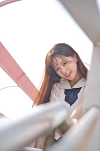 Aesthetic JK Uniform Portrait Series featuring Xiao Yi: YiTuYu Art Language Vol.9303 – Timeless Japanese Schoolgirl Style and Youthful Photography Inspiration-1