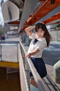 Aesthetic JK Uniform Portrait Series featuring Xiao Yi: YiTuYu Art Language Vol.9303 – Timeless Japanese Schoolgirl Style and Youthful Photography Inspiration-18
