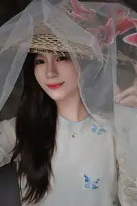 Elegant Vietnamese Beauty in White Ao Dai Serene Portrait with Pink Lilies on Ancient Stone Steps-3