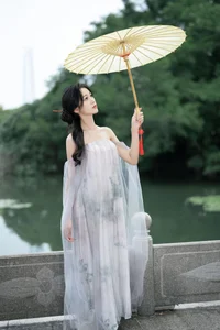 The Ethereal Grace of Da Xi Dacy in Art Language Vol.8897 by the Lake-19