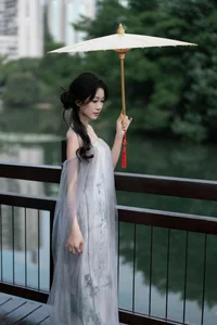The Ethereal Grace of Da Xi Dacy in Art Language Vol.8897 by the Lake-37