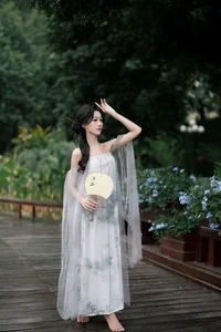 The Ethereal Grace of Da Xi Dacy in Art Language Vol.8897 by the Lake-10